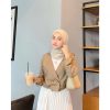 Sari Fashion Adara Blazer Wanita Premium Bahan Linen Rami Atasan Wanita